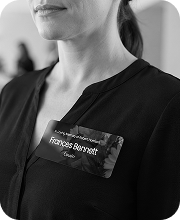 Frances Bennett - Memorial name tag