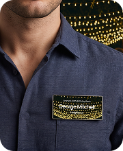 George Mitchell - Party name tag