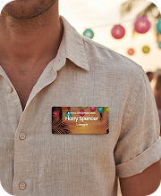 Harry Spencer - Party name tag