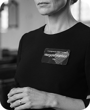 Margaret Harrison - Memorial name tag