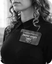 Eleanor Wright - Memorial name tag